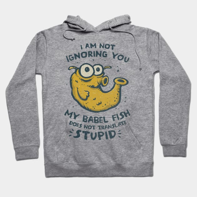 Babel Fish Hoodie by kg07_shirts